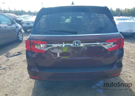 2019 Honda Odyssey Ex-L из США, поврежденный, VIN 5FNRL6H78KB009259